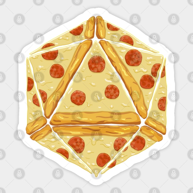 Critical Pizza Sticker by CCDesign